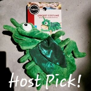 NWT Thrive Bearded Dragon Cricket Pet Lizard Reptile Halloween Costume Cute New